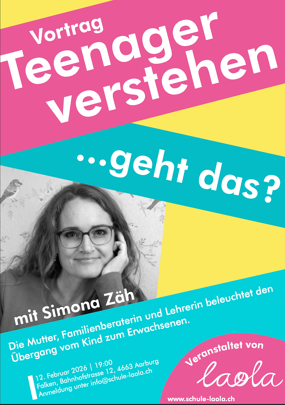 Öffentlicher Vortrag: "Teenager verstehen?! – Ja, das geht!"