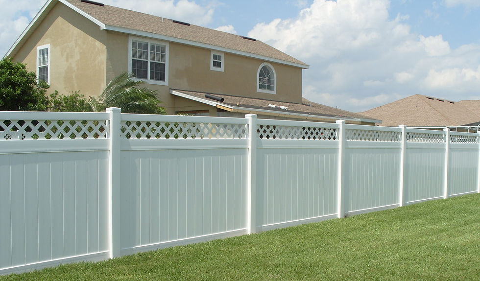 Vinyl Fence