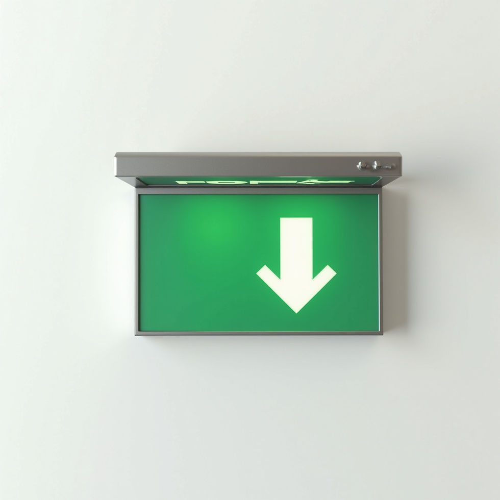 Emergency Exit Sign