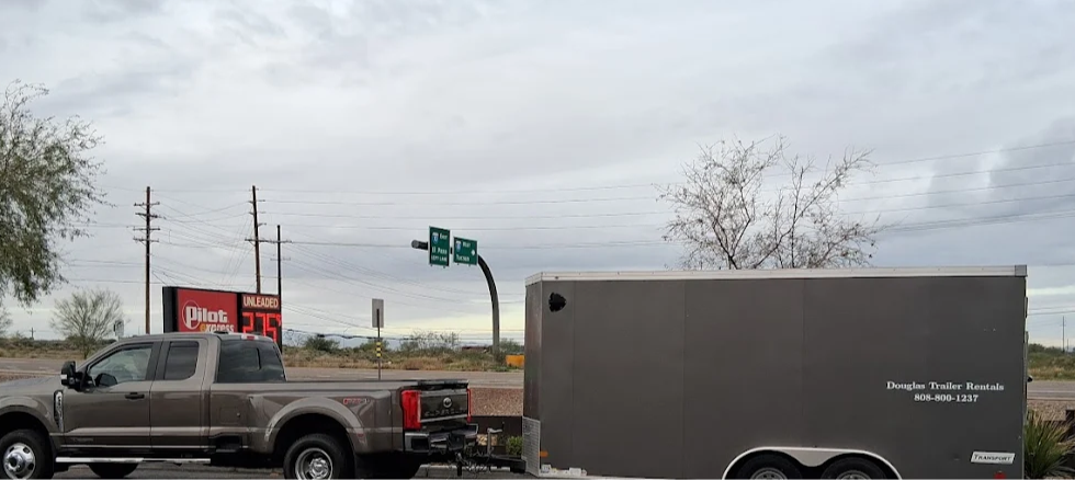 7X16 enclosed retnal trailer
