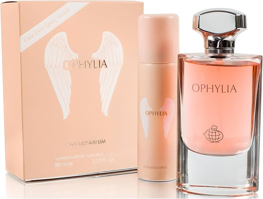 Fragrance World – Ophylia Eau De Parfum +Deo Body Spray | Eau de Parfum | 80 ml