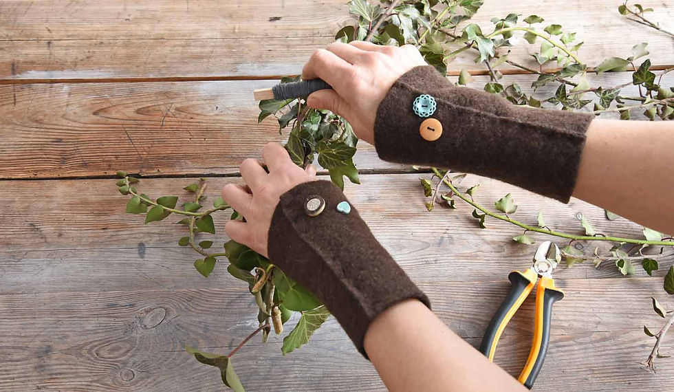 Miniaturbild: Schnittmuster: Armstulpen aus Walkloden