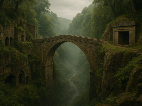 🕯️Barbarano Romano: tra necropoli etrusche e il Ponte del Diavolo