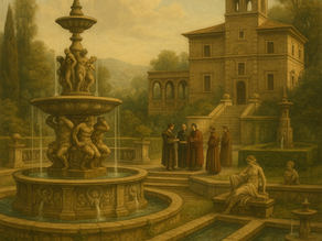 🏛️ Villa Papacqua: Alchemical Fountains and Secret Humanist Gatherings