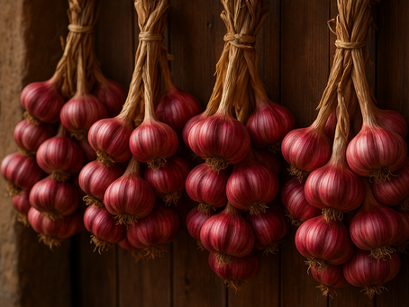 🧄 The Red Garlic of Proceno: The Ancient Gold of Tuscia