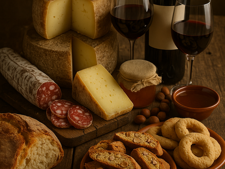 🧀 **Ancient Flavors in the Tuff Stone Villages: Cheeses, Cured Meats, Wines, and Sweets of Southern Tuscia**