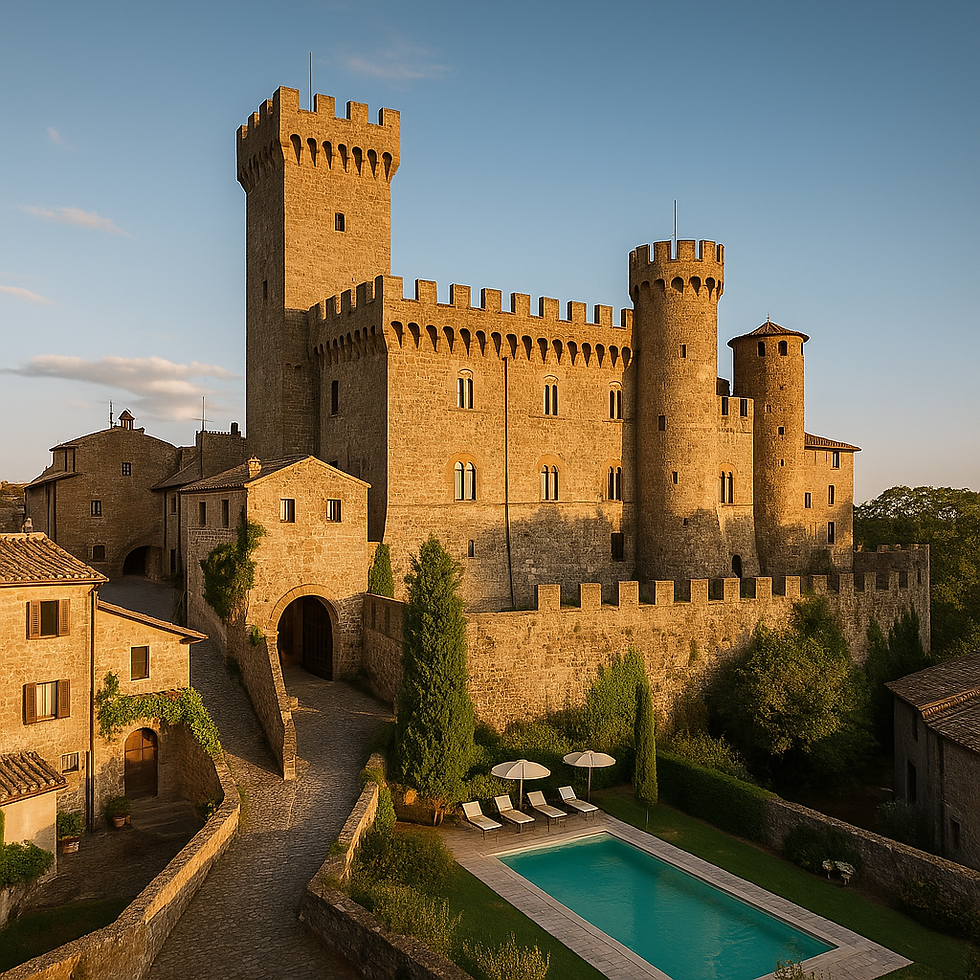 🏰 Castello di Proceno: dormire in un borgo medievale tra Lazio, Toscana e Umbria
