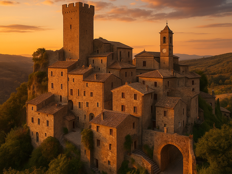 🏰 Civitella d’Agliano: where the Middle Ages meet art among the hills of Tuscia