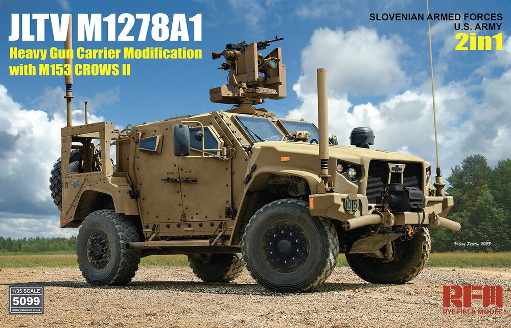 Rye Field Model: JLTV M1278A1 Heavy Gun Carrier Modification with M153 CROWS II