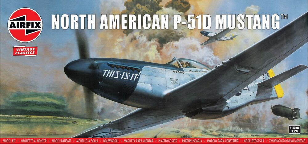 Airfix: North American P-51D Mustang in 1:24