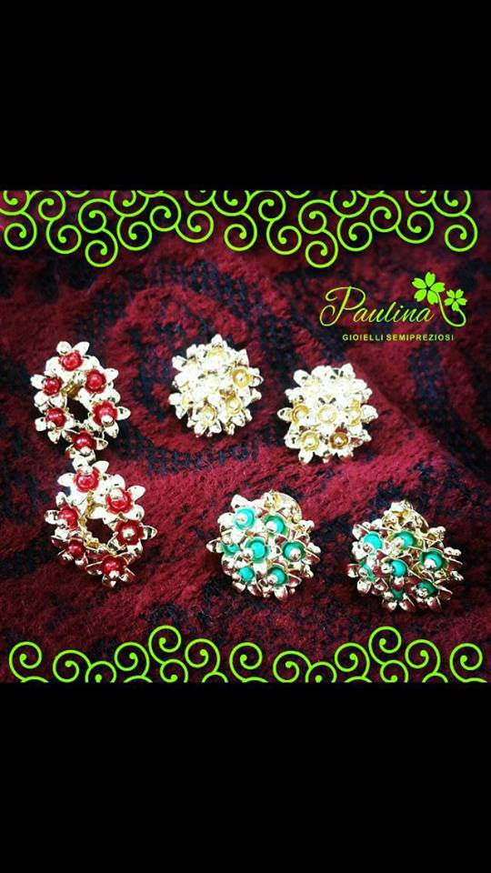 Orecchini Placcati in Oro 18K con Cristalli