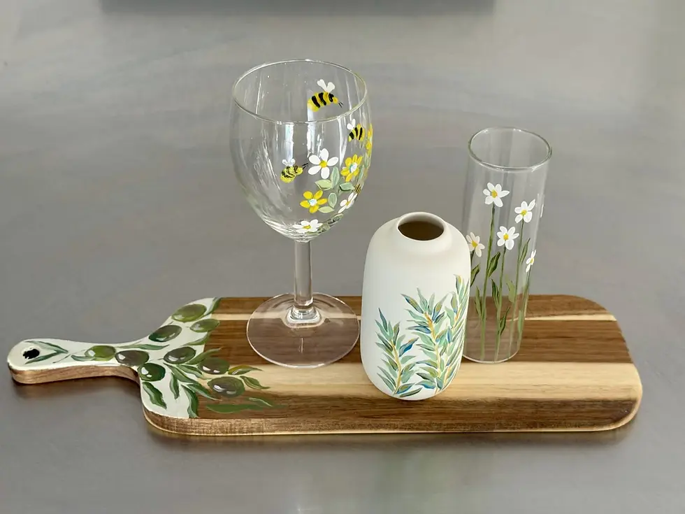 Sip & Paint at Mobberley Ice Cream
