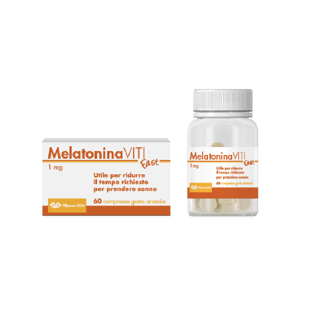 Melatonina Viti Fast 60 compresse Integratore per Il Sonno Rilascio Immediato