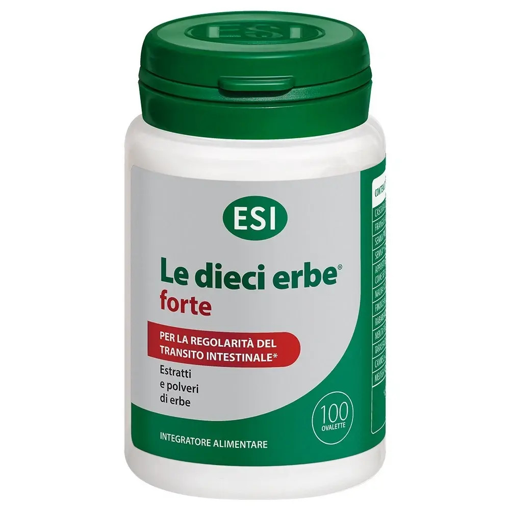 ESI Le Dieci Erbe Forte 100 tavolette per la regolarità del transito intestinale