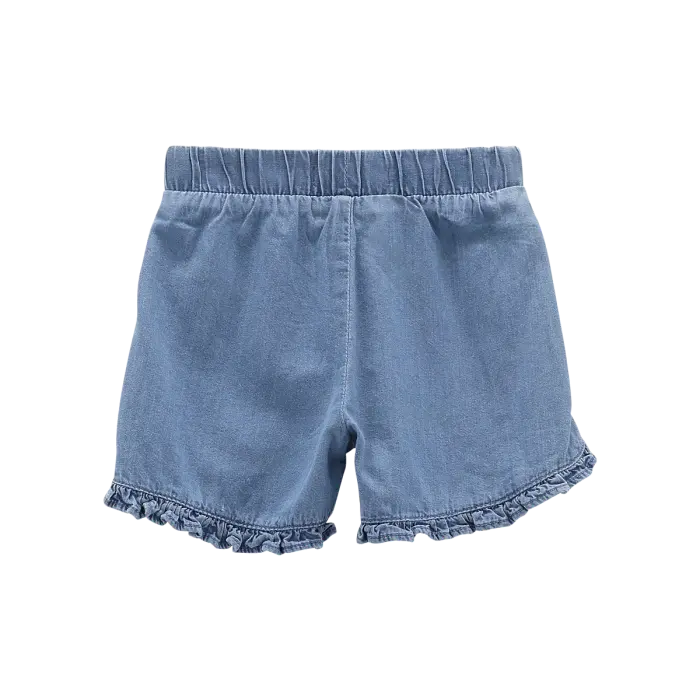 Miniatura: Bermuda in chambray per bambina