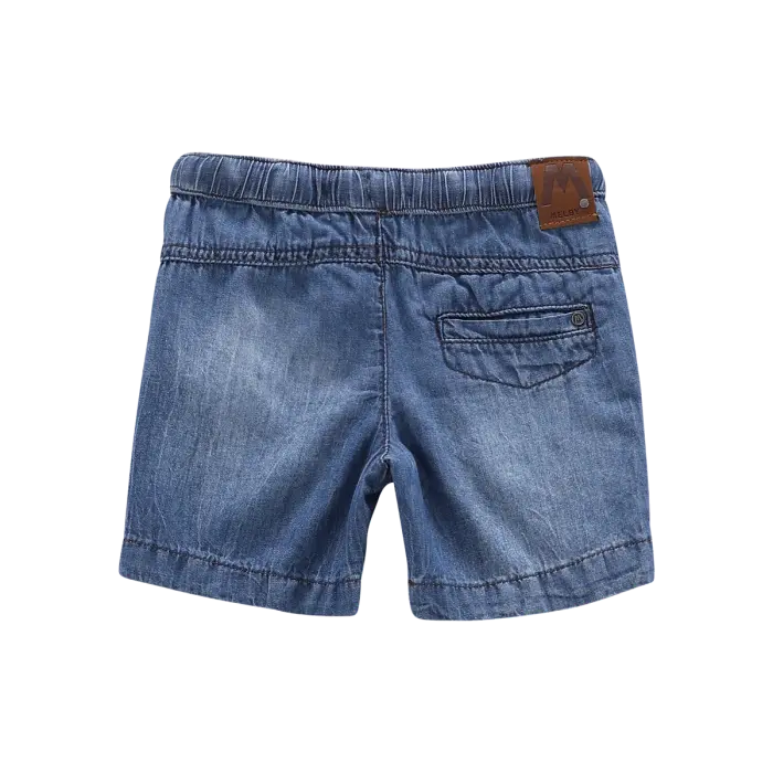 Miniatura: Bermuda in chambray per neonato