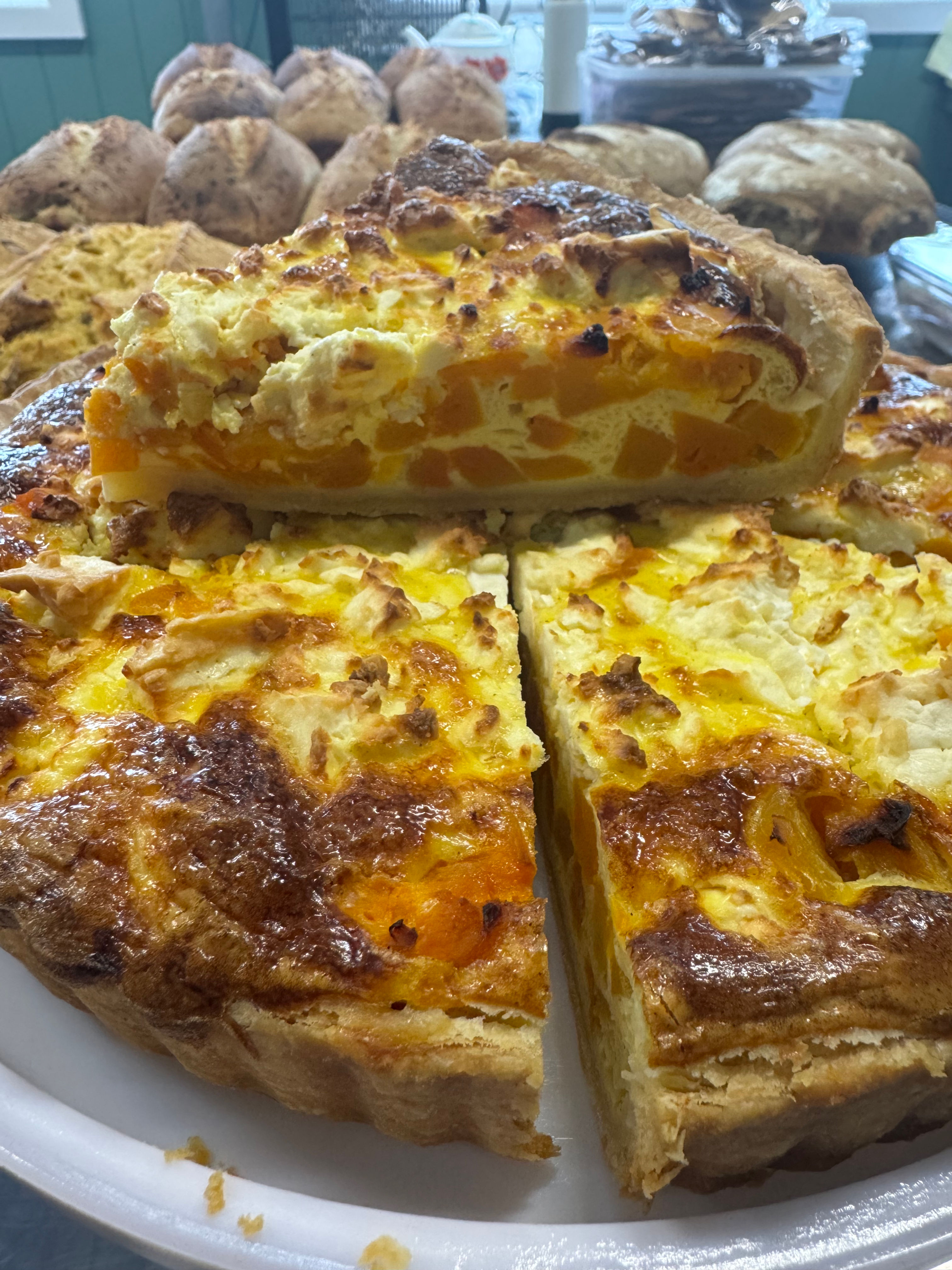 Pumpkin Fetta Quiche