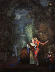 Арлекин и дама Harlequin and the lady