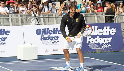 Roger Federer no MASP em São Paulo/SP