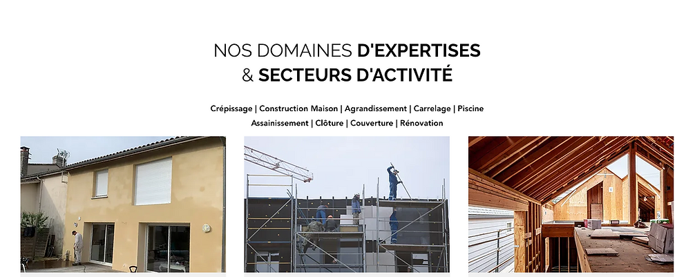Nouvelles galeries photos de nos chantiers