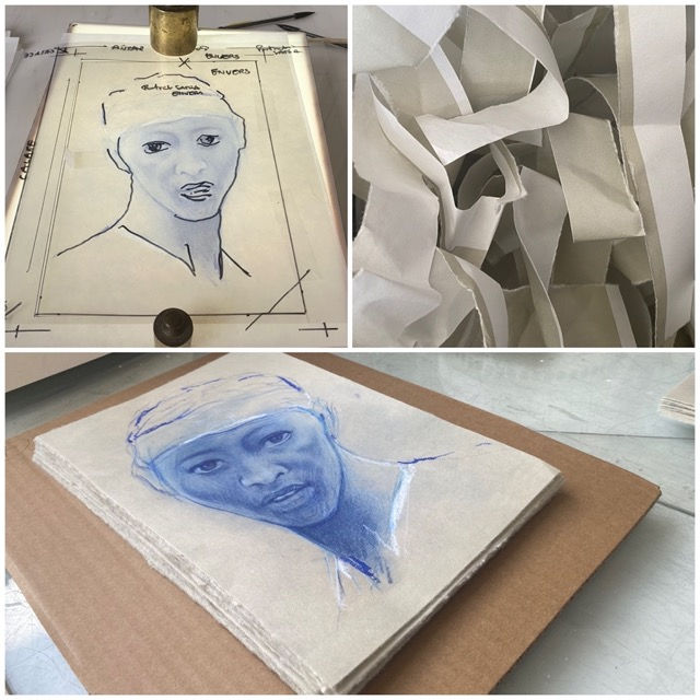 SI LE VENT DU NORD ouvrait la porte. Livre d'artiste d’Alain Freixe et Ernest Pignon-Ernest Editions d'art FMA 3