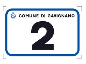 Comune di Gavignano, avvio dell'affissione della Numerazione Civica sul territorio extraurbano.
