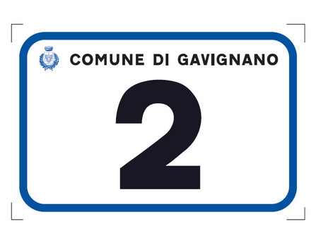 Comune di Gavignano, avvio dell'affissione della Numerazione Civica sul territorio extraurbano.