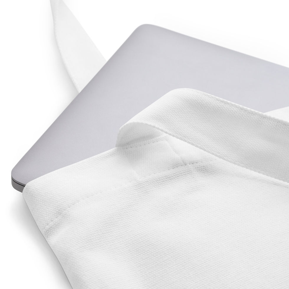 Thumbnail: Purple UNDERBITE Cotton Tote Bag