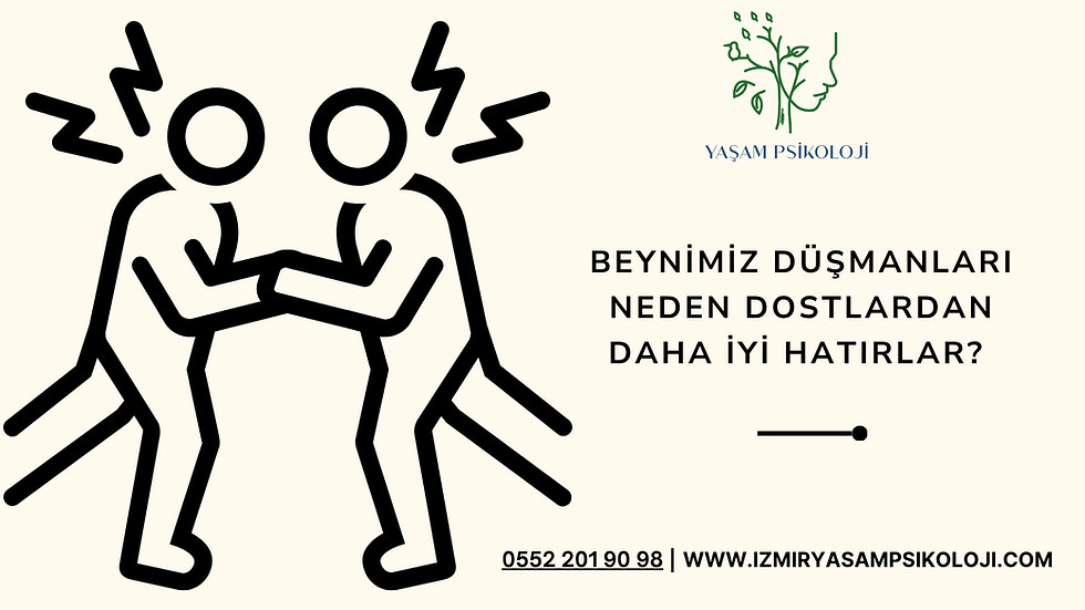 Beynimiz Düşmanları Neden Dostlardan Daha İyi Hatırlar? Tehdit Algısı ve Hafızanın Yapısı