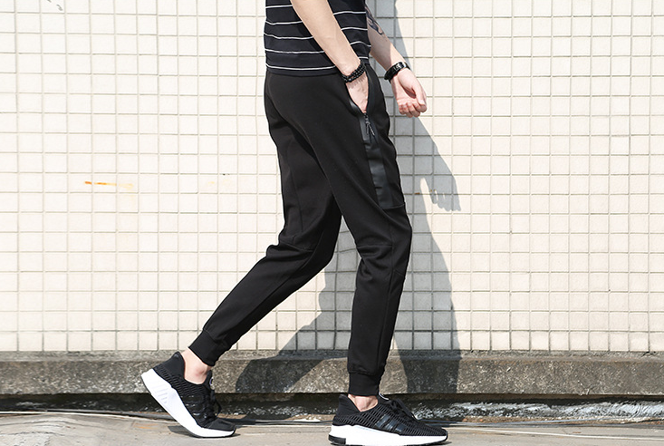 ภาพขนาดย่อ: กางเกงวอร์มกันหนาว บุขนด้านใน ทรงเข้ารูป