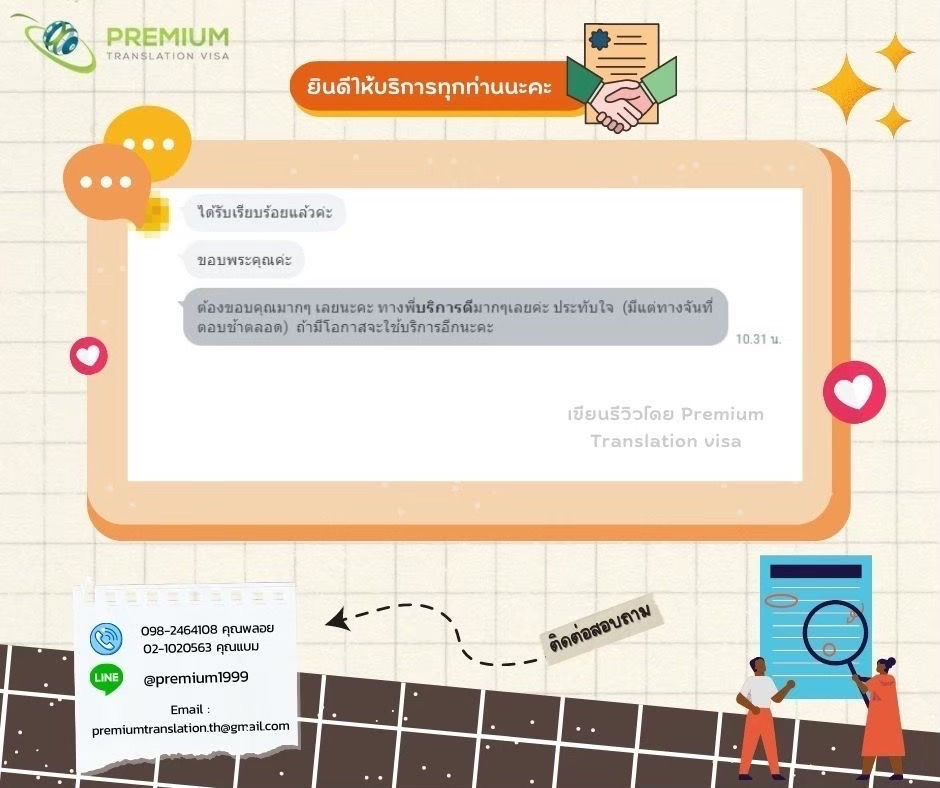 รีวิว แปลเอกสาร
