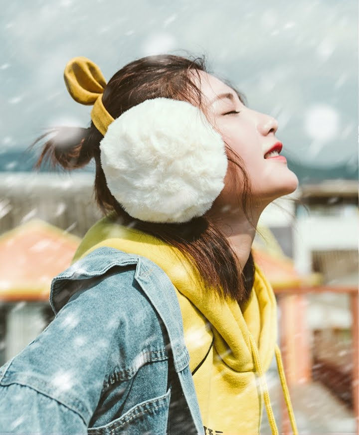 ที่ครอบหูขนกระต่าย ที่ปิดหูกันหนาว