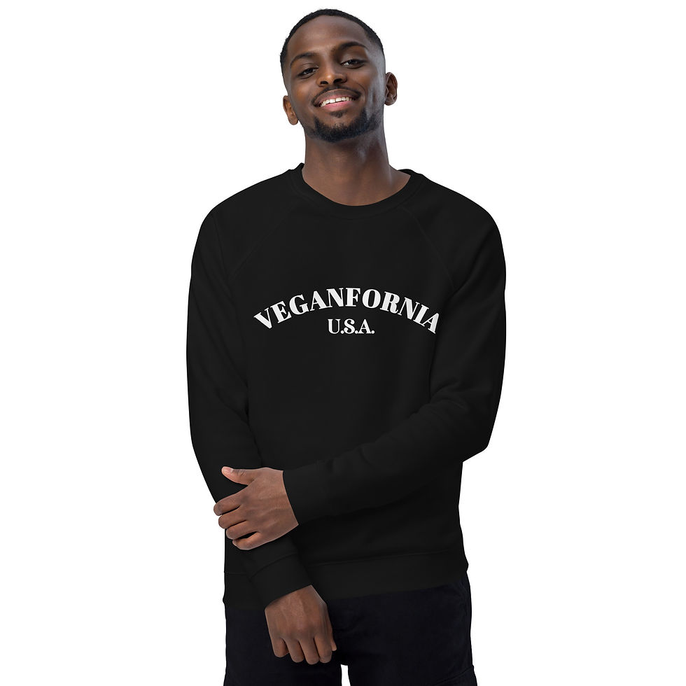 Thumbnail: Vegan For The Animals - Veganfornia - Organic Sweatshirt