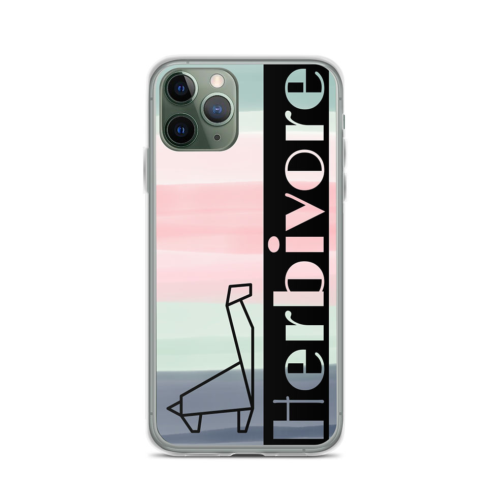 Thumbnail: Herbivore Dinosaur - Eco Friendly - iPhone Case