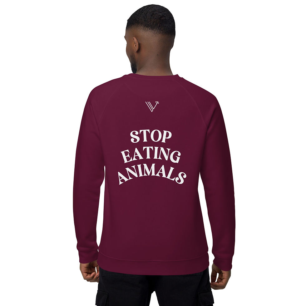 Thumbnail: Stop Eating Animals - Veganfornia - Organic Sweatshirt