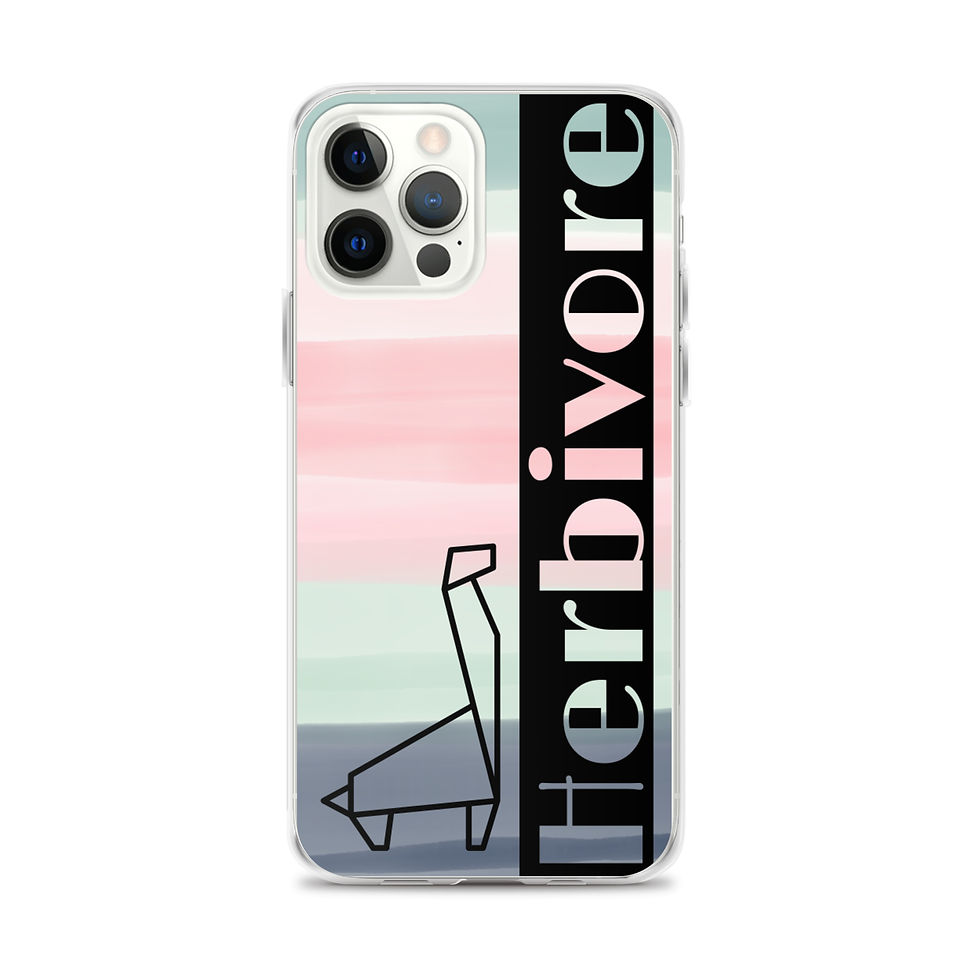 Thumbnail: Herbivore Dinosaur - Eco Friendly - iPhone Case