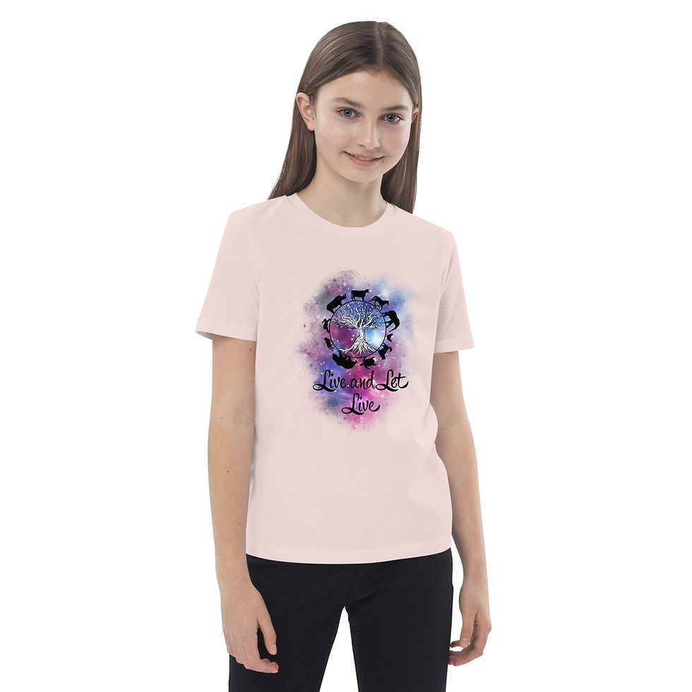 Thumbnail: Live & Let Live - Organic Cotton Kids T-Shirt