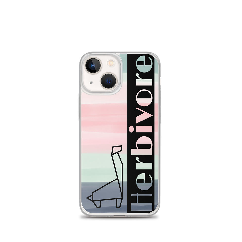 Thumbnail: Herbivore Dinosaur - Eco Friendly - iPhone Case