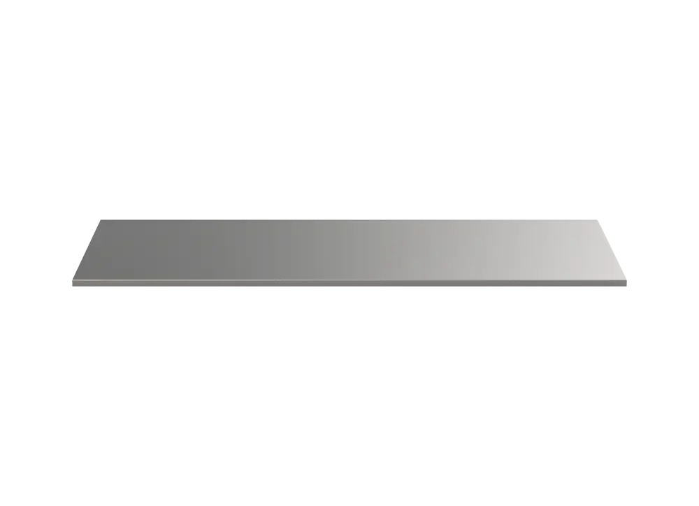 5999706 MSS+ stainless steel worktop 1611x650x20mm, Sonic Equipment