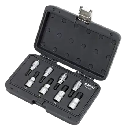 Set chiavi a bussola a giravite Hex 1/2'', BMCS 8pz, 300823 Sonic Equipment