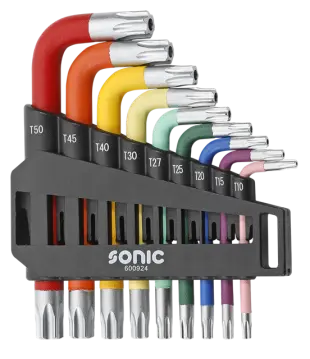 600924 9pcs Stubby Star key set color, Sonic Equipment