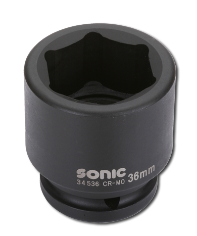 34546 Impact socket 3/4'', 6pt. 46mm, Sonic Equipment
