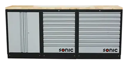 MSS 2193mm stazione di lavoro modulare top in legno, 4731507 Sonic Equipment