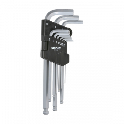 601006 Hex ball long key set 10-pcs, Sonic Equipment
