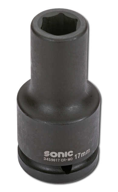 3459022 Impact socket 3/4'', 6pt. deep 22mm, Sonic Equipment