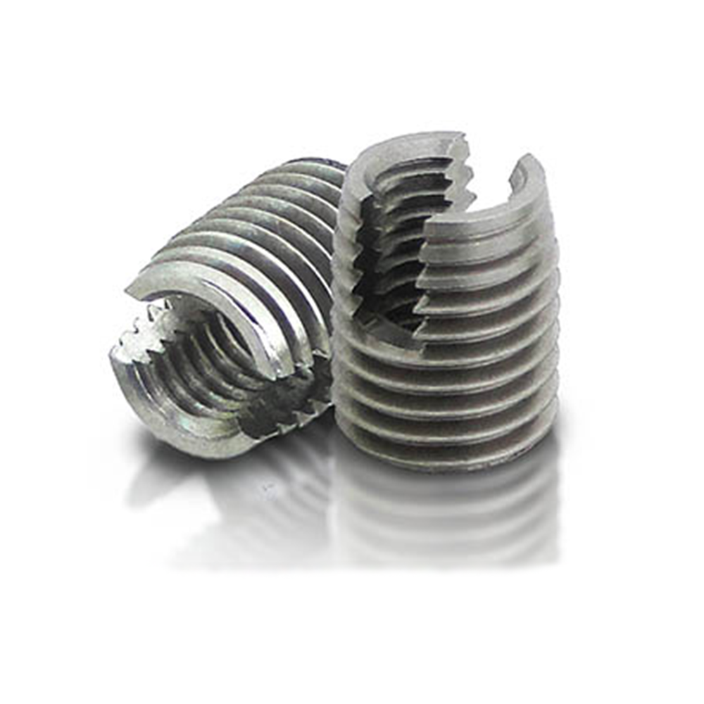 M10 X 18mm Threaded Screw-In Inserts For Plastic – Self Tapping, Zinc Plated Steel (Single)