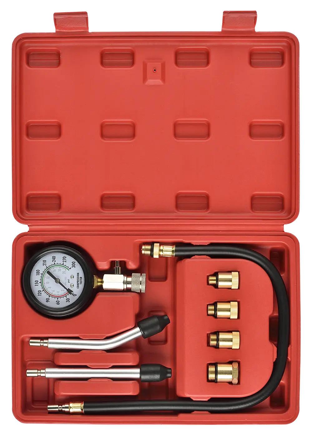 818015 Petrol engine compression test set 8-pcs., Sonic Equipment