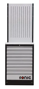 MSS 674mm stazione di lavoro modulare top acciaio inox, 4731611 Sonic Equipment