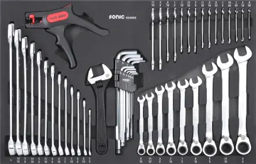 604906 Wrench set, SFS 49-pcs (Aviation), Sonic Equipment