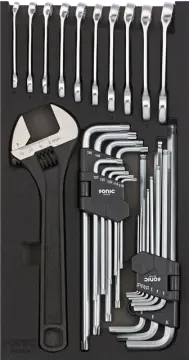 603004 Wrench set SFS 1/3, 30-pcs, Sonic Equipment
